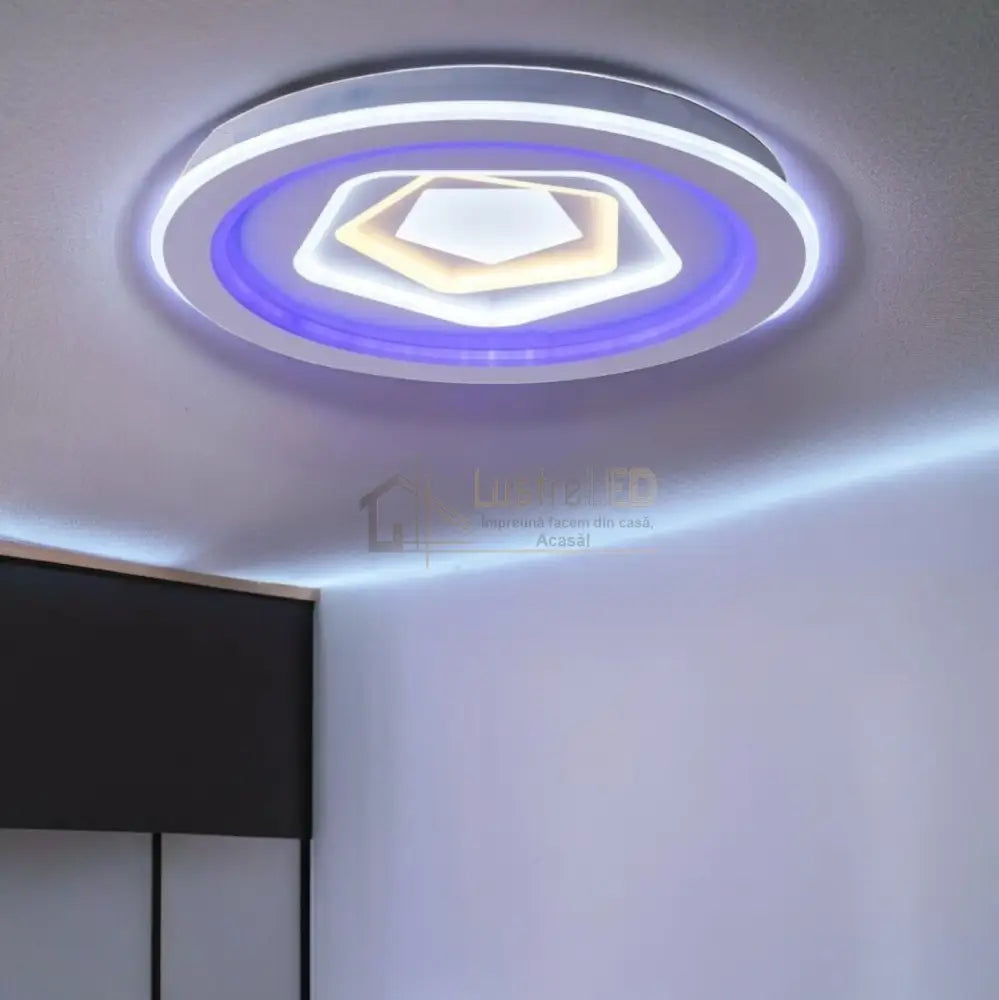 Lustra Led Round Levels Rgb Echivalent 800W Ceiling Light Fixtures