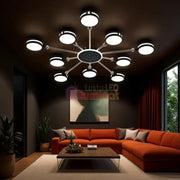 Lustra LED SESTO Echivalent 800W Telecomanda lustreled.ro