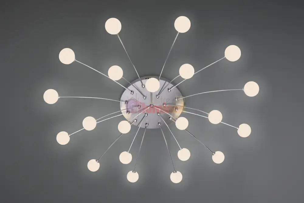 Lustra LED SILVER BULET Echivalent 400W lustreled.ro