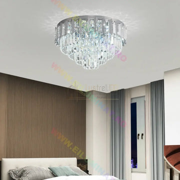 Lustra LED SILVER SHINE Cristal Echivalent 600W Montaj Aplicat/Suspendat