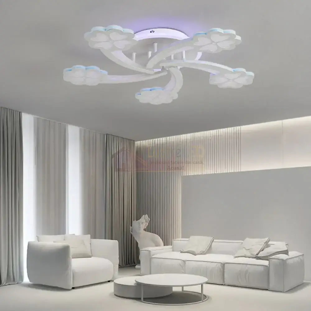 Lustra LED SPRING RGB Echivalent 500W Telecomanda KIDS / 60CM / ALBA Lighting Fixtures