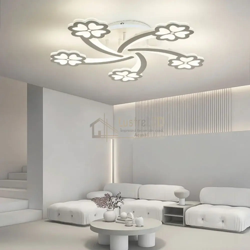 Lustra LED SPRING RGB Echivalent 500W Telecomanda KIDS / 60CM / ALBA Lighting Fixtures