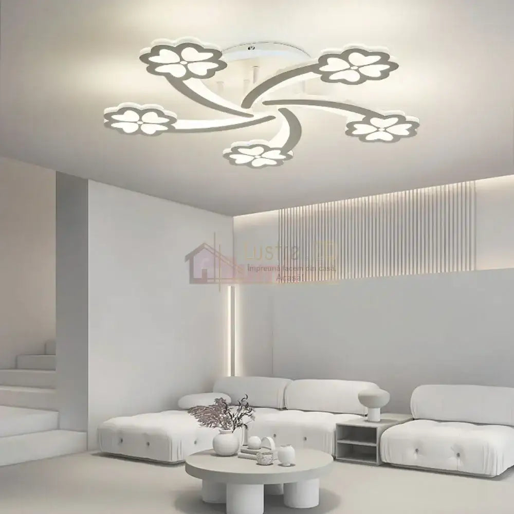 Lustra LED SPRING RGB Echivalent 500W Telecomanda KIDS / 60CM / ALBA Lighting Fixtures