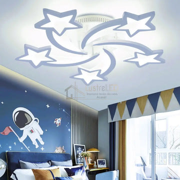 Lustra LED STAR DESIGN Echivalent 500W Telecomanda