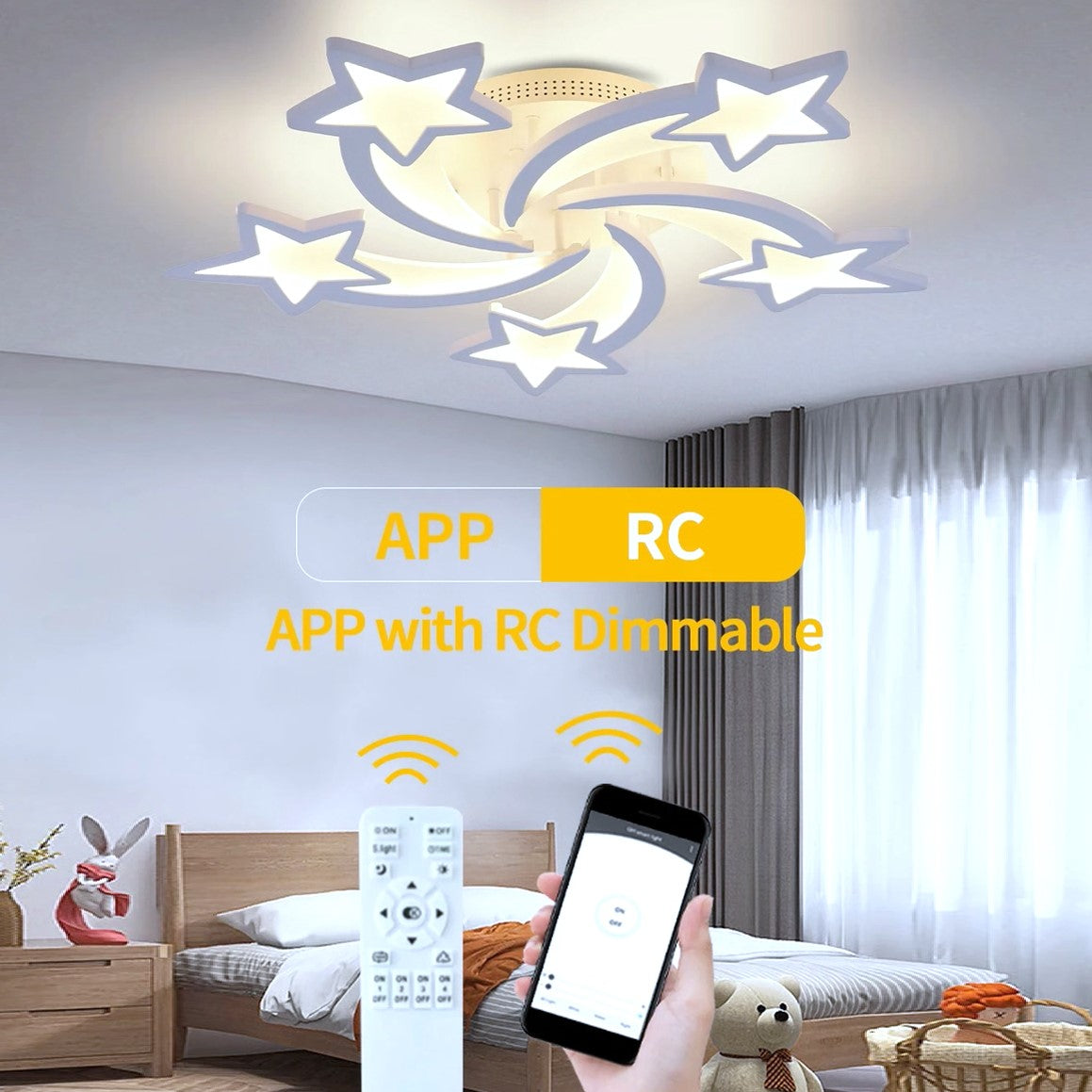 Lustra LED 100W STAR Design SMART Echivalent 500W