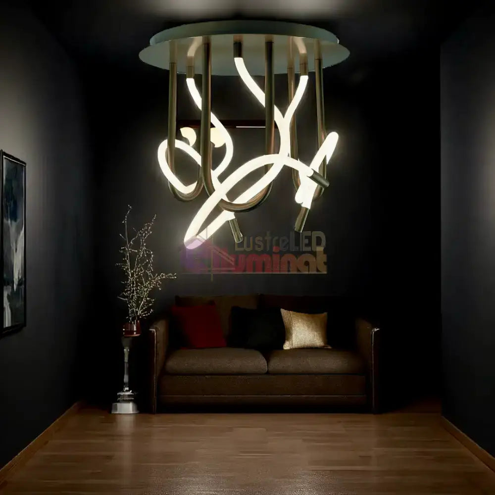 Lustra LED SUFITOWA 3 Functii Echivalent 400W lustreled.ro