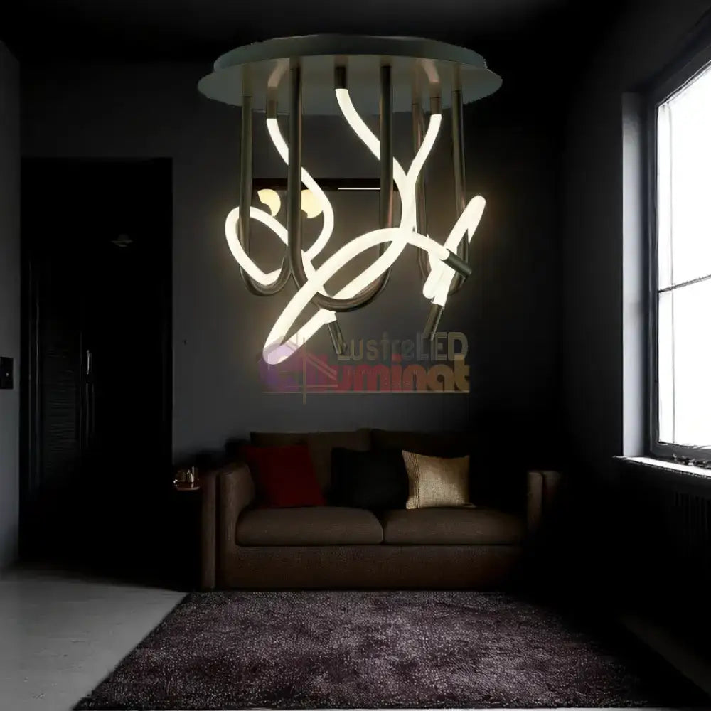 Lustra LED SUFITOWA 3 Functii Echivalent 400W lustreled.ro