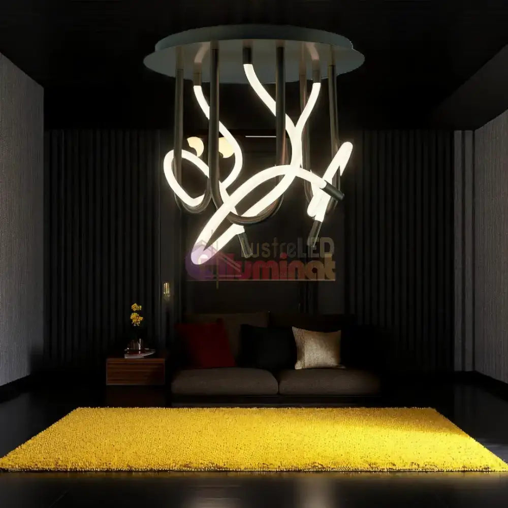 Lustra LED SUFITOWA 3 Functii Echivalent 400W lustreled.ro