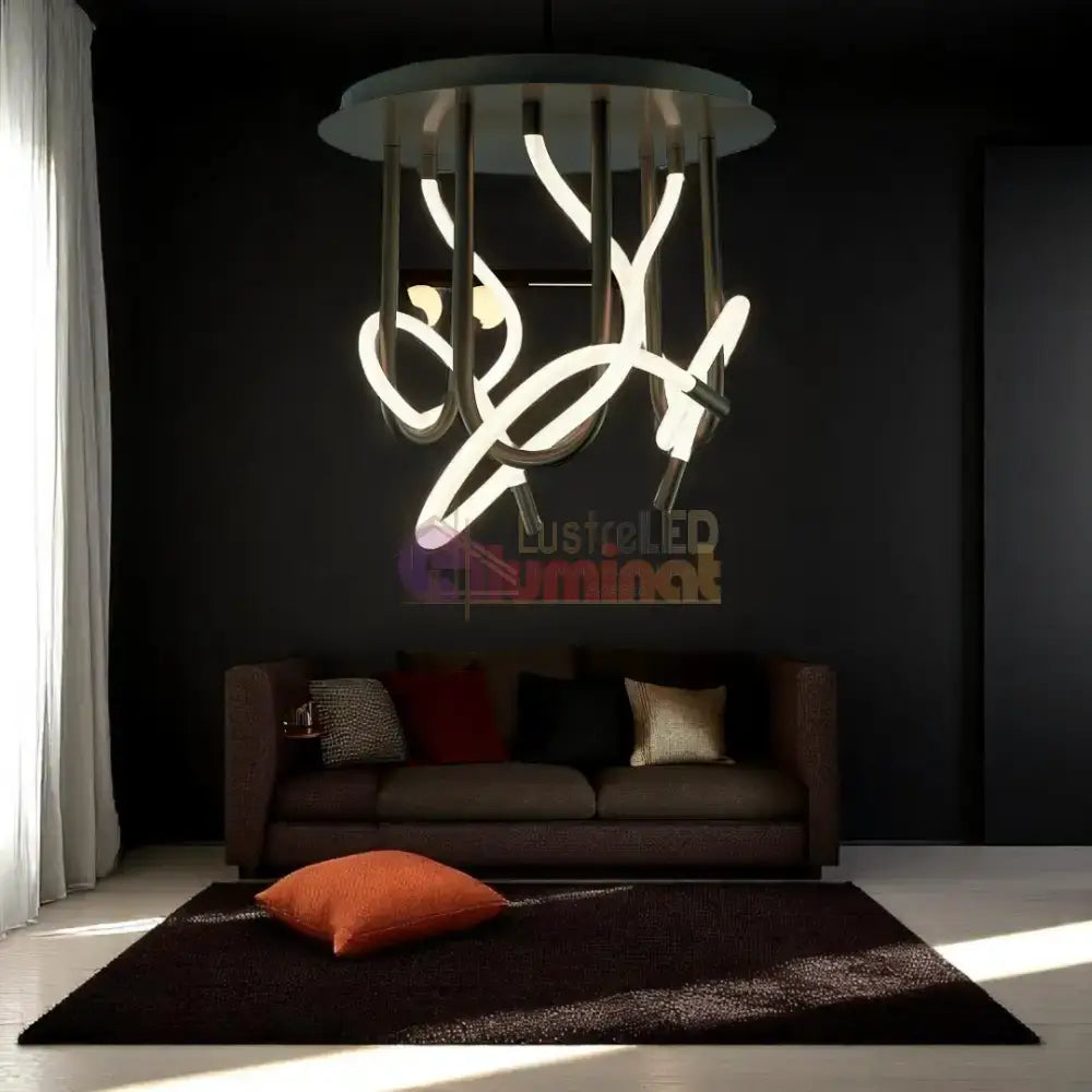 Lustra LED SUFITOWA 3 Functii Echivalent 400W lustreled.ro