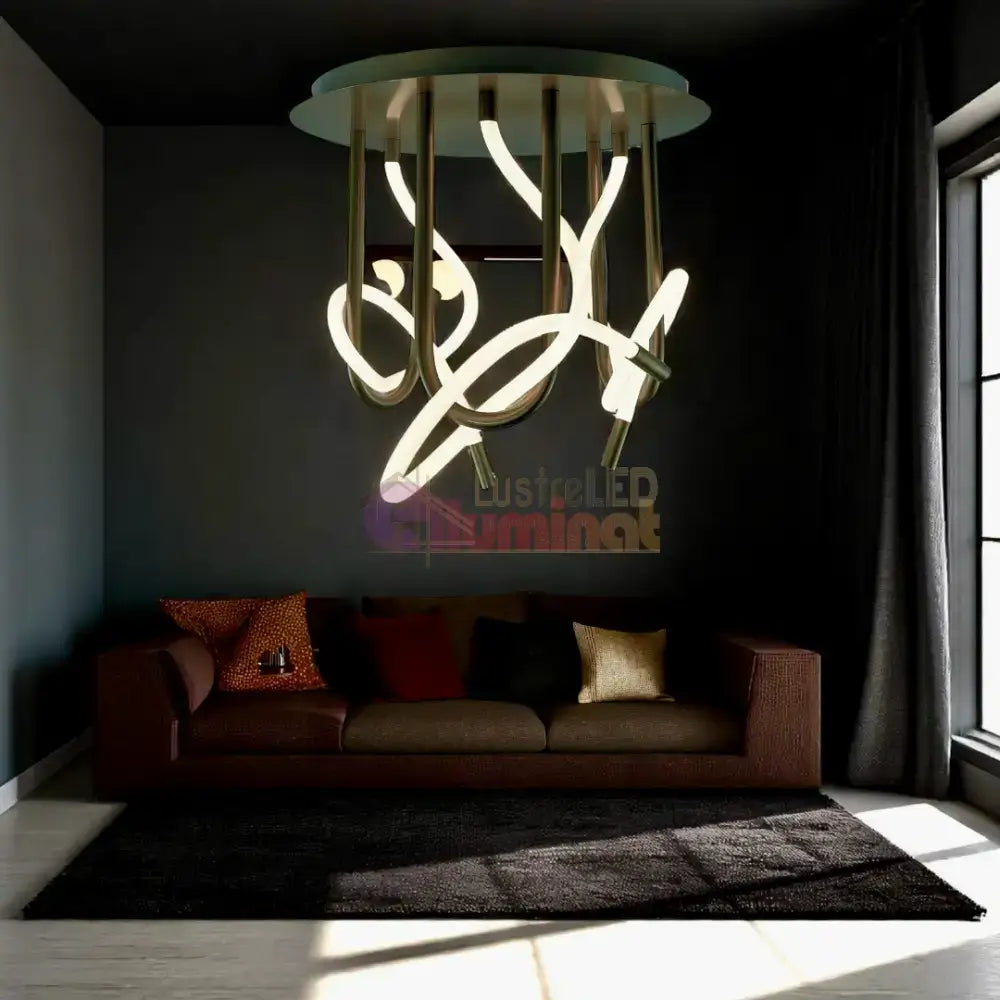 Lustra LED SUFITOWA 3 Functii Echivalent 400W lustreled.ro