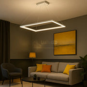 Lustra LED Suspendata Alba GlowFix (Copy) lustreled.ro