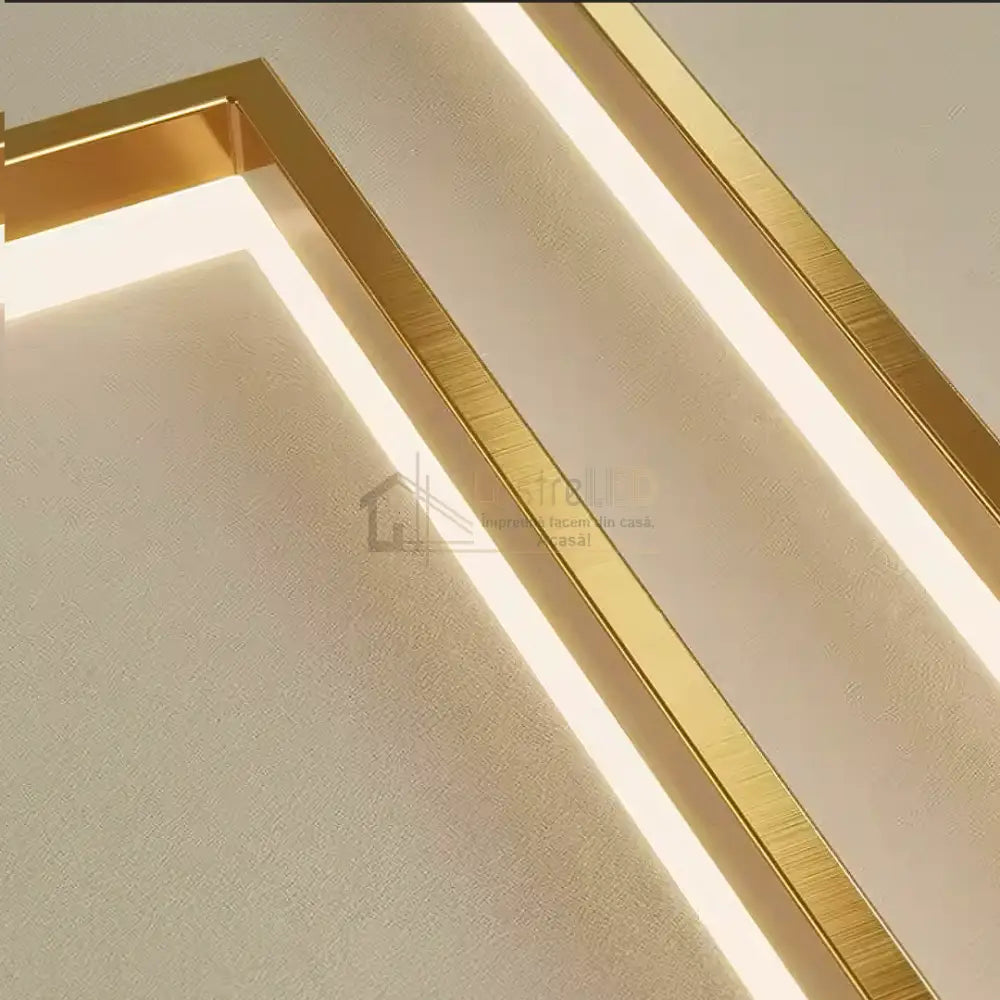 Lustra LED Suspendata Gold GlowFix (Copy) lustreled.ro