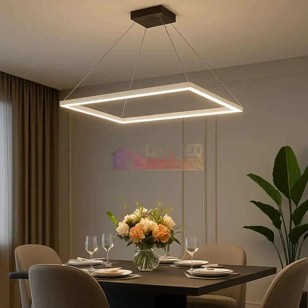 Lustra LED Suspendata White GlowPanel ALBA / SUSPENDATE / 40CM Lighting Fixtures