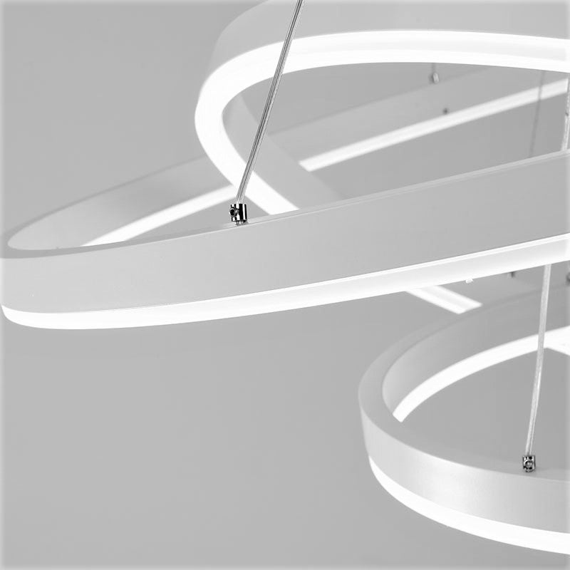 Lustra LED WONDERLAND Alba 3 Segmente Echivalent 600W