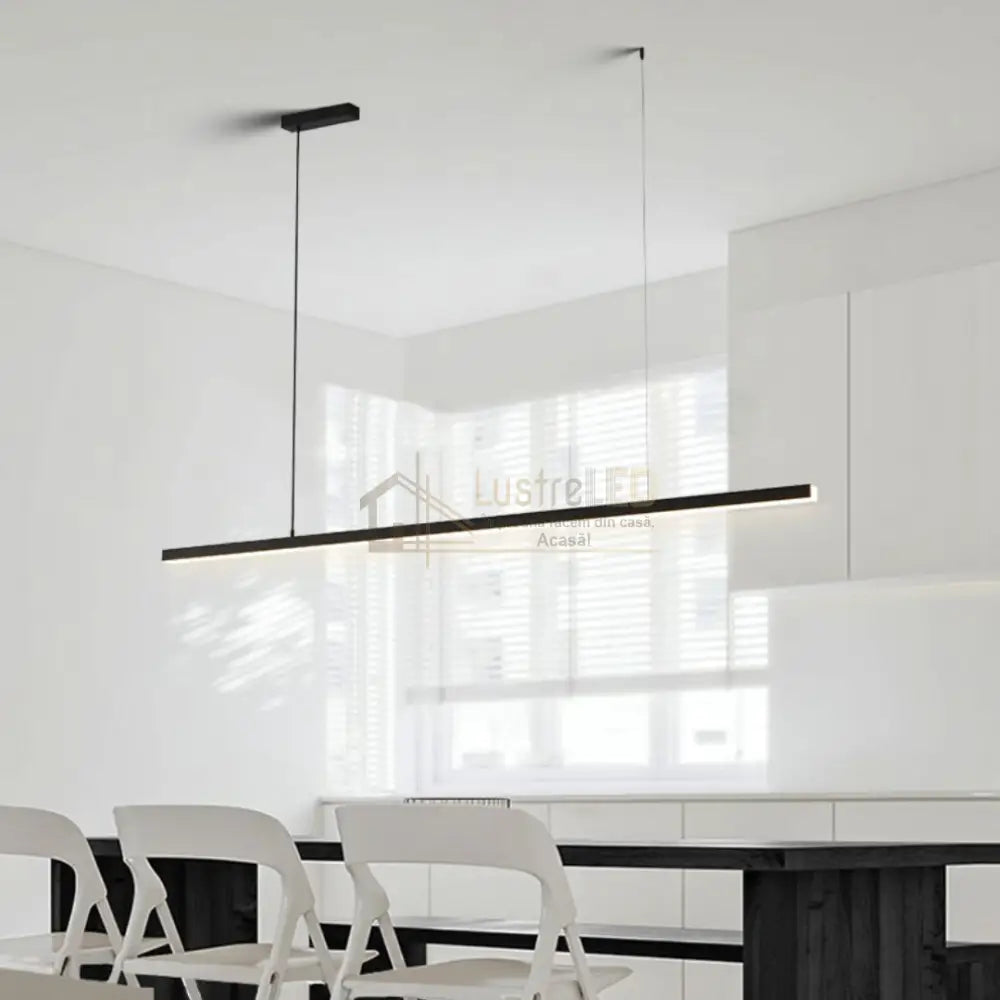 Lustra LED 36W OFFICE Suspendata Black cu Telecomanda SE-P1936-100 BK NEAGRA / SUSPENDATE Lighting Fixtures