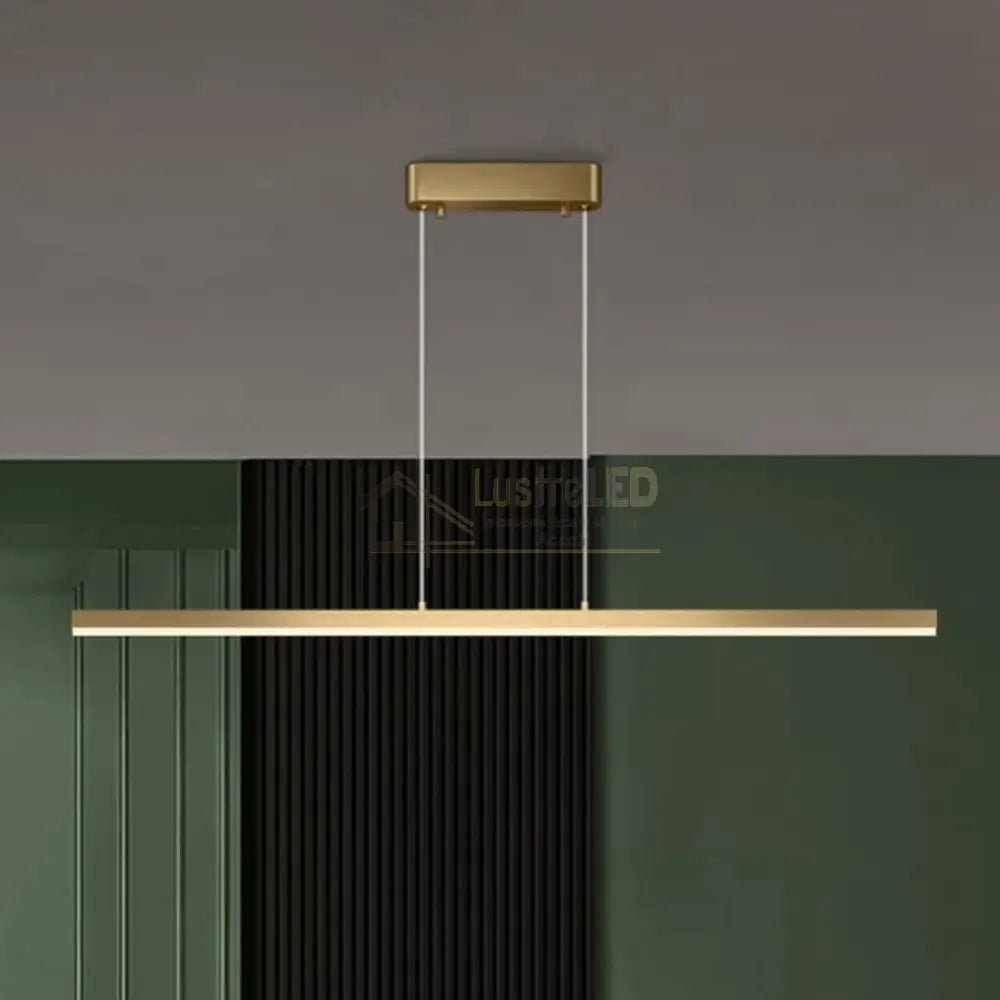 Lustra LED 36W OFFICE Suspendata Gold cu Telecomanda SE-P1936-100 GD AURIE / SUSPENDATE Lighting Fixtures