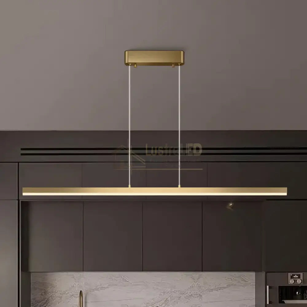 Lustra LED 36W OFFICE Suspendata Gold cu Telecomanda SE-P1936-100 GD AURIE / SUSPENDATE Lighting Fixtures