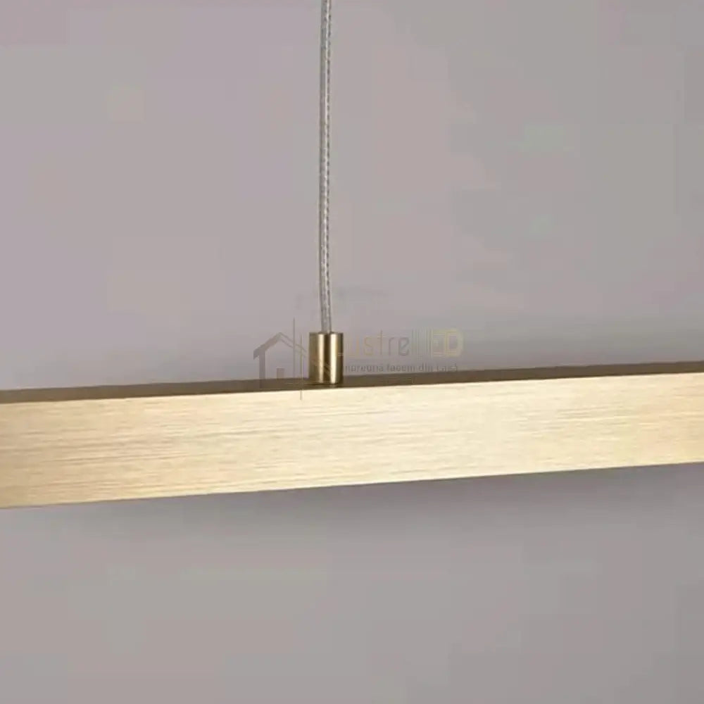 Lustra LED 72W OFFICE Suspendata Gold cu Telecomanda P1936-90 GD AURIE / SUSPENDATE Lighting Fixtures