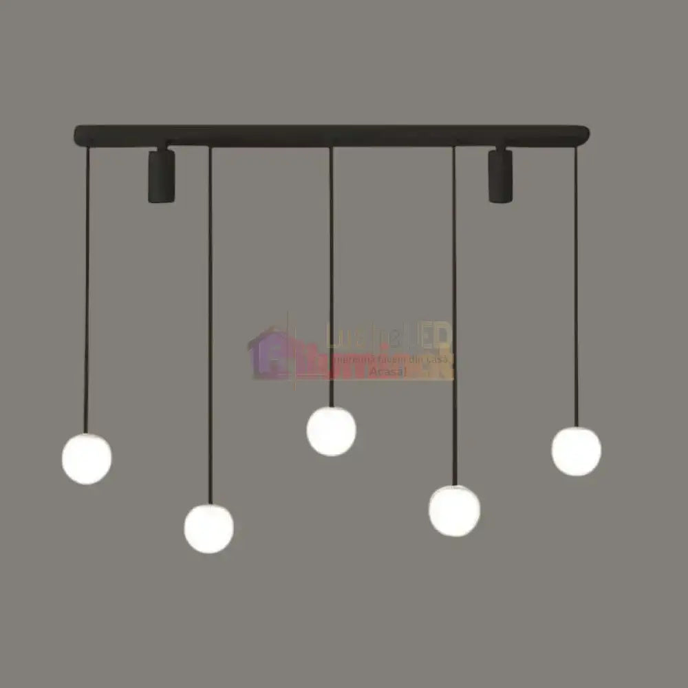 Lustra LED Suspendata Abajur 56W Echivalent 220W Telecomanda lustreled.ro