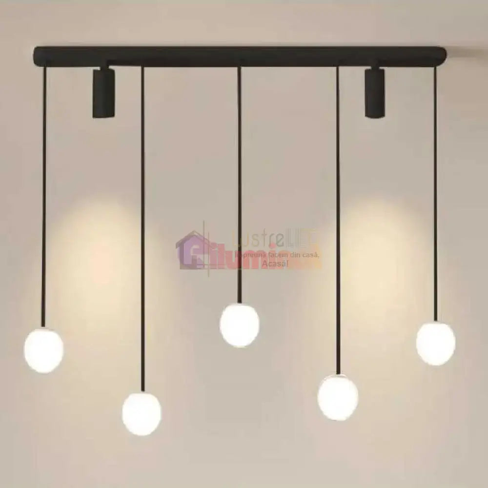 Lustra LED Suspendata Abajur 56W Echivalent 220W Telecomanda lustreled.ro