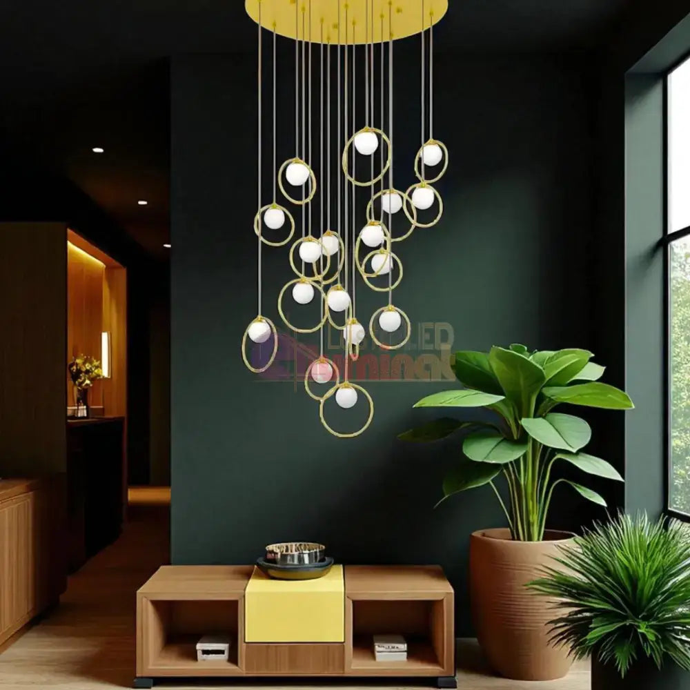 Lustra LED Suspendata Abajur PORTOCOLOM 51W lustreled.ro