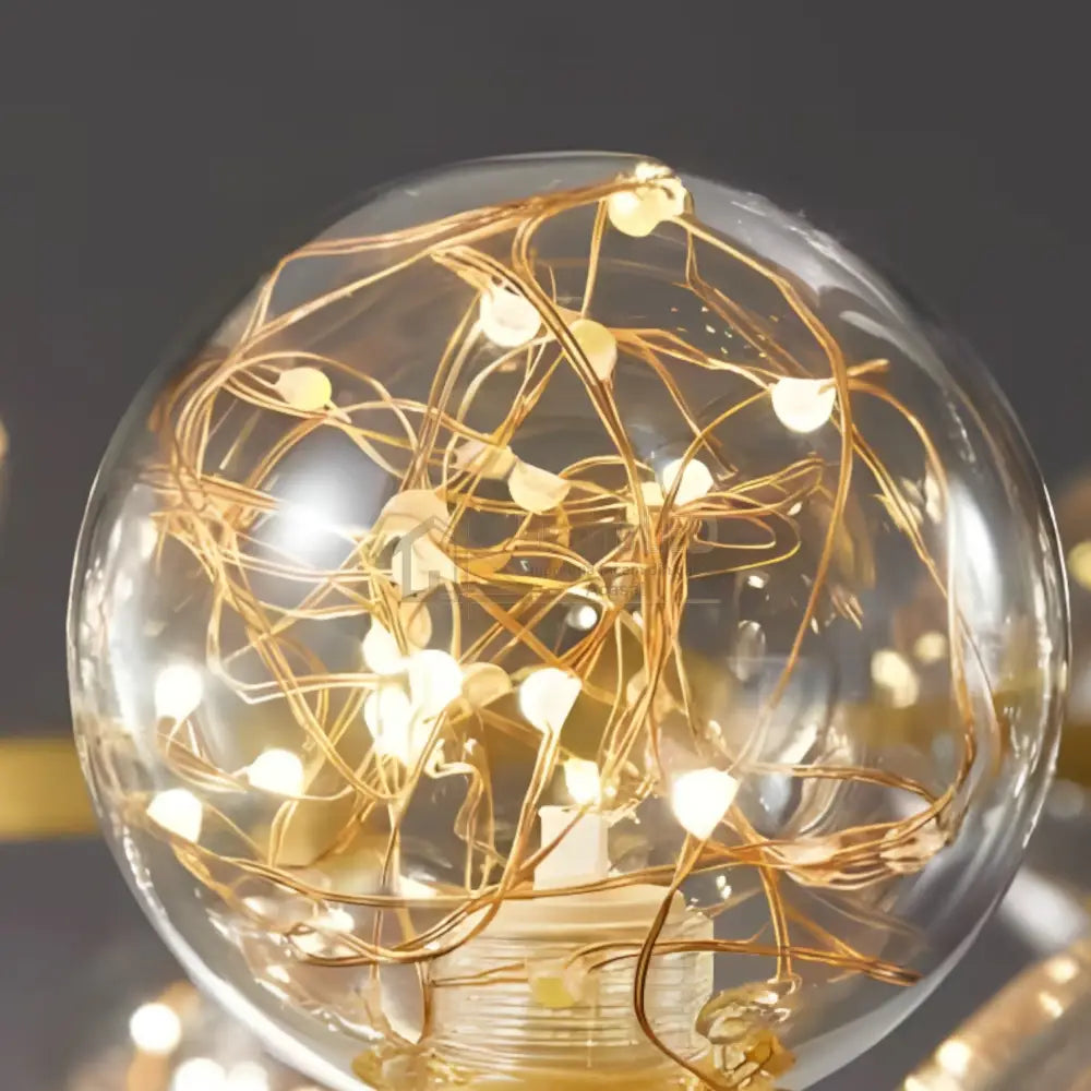 Lustra LED Suspendata Arlio Gold Echivalent 180W AURIE Lighting Fixtures