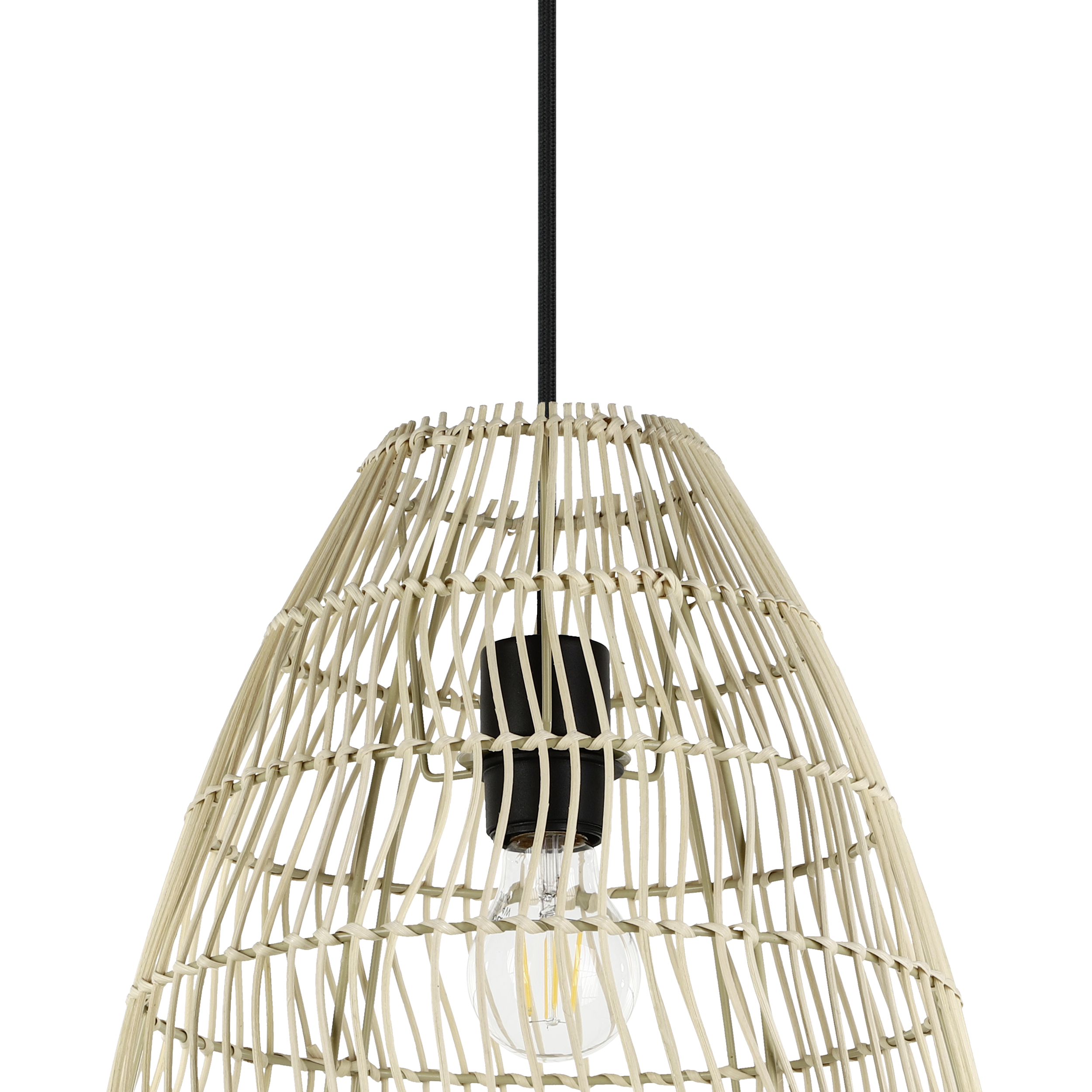 Lustra LED Suspendata AYESGARTH EGLO 43866 LEMN / SUSPENDATE Lighting Fixtures