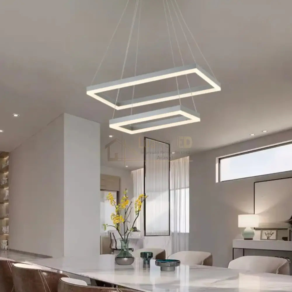 Lustra LED 30W Suspendata White Sails Echivalent 200W (Copy) lustreled.ro