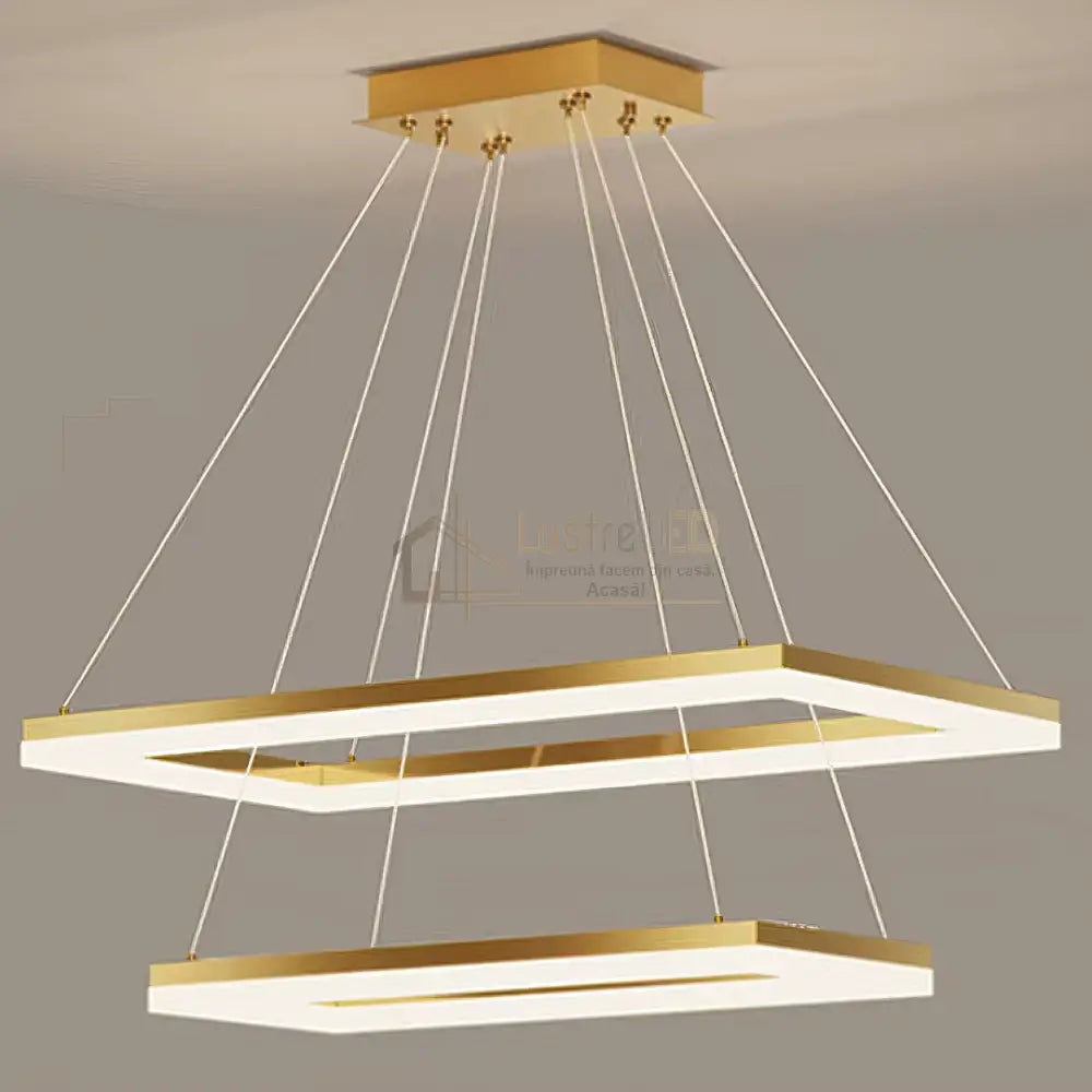 Lustra LED Sydney Olympic Gold Echivalent 500W Telecomanda (Copy) lustreled.ro
