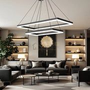 Lustra LED Suspendata Black 120cm Liniara Echivalent 400W Telecomanda (Copy) lustreled.ro
