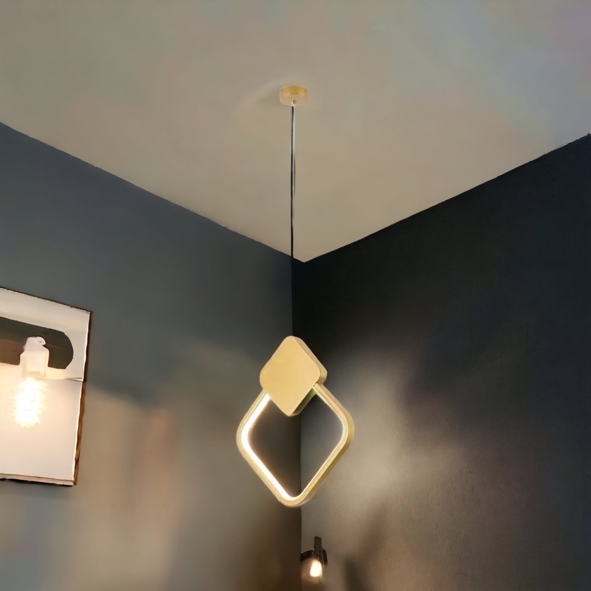 Lustra LED Suspendata Diamond 3 Lumini Echivalent 150W