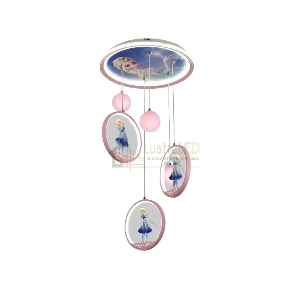 Lustra LED ELSA Suspendata Echivalent 400W Telecomandaa lustreled.ro
