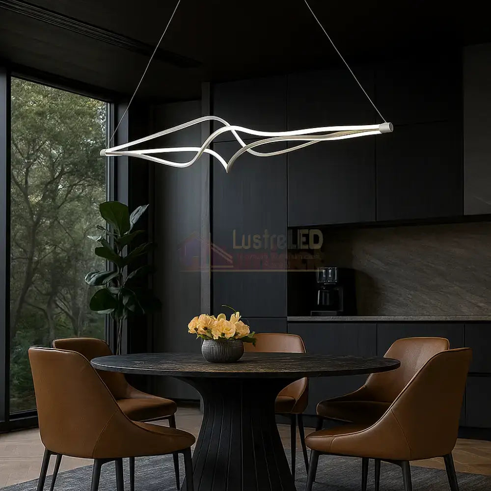 Lustra LED Suspendata Faye Telecomanda Wifi 2.4G White 3 Culori ALBA / SUSPENDATE / 120CM Lighting Fixtures