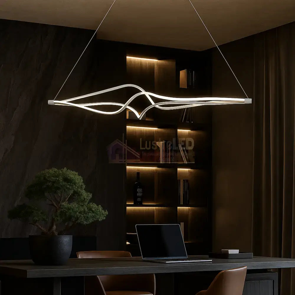 Lustra LED Suspendata Faye Telecomanda Wifi 2.4G White 3 Culori ALBA / SUSPENDATE / 120CM Lighting Fixtures