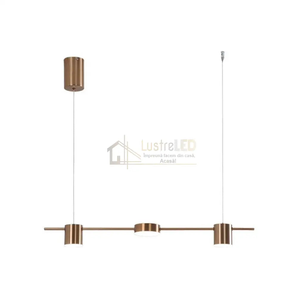 Lustra Led Suspendata 30W G3849-2 + 1 Echivalent 250W Aurie / Suspendate Lighting Fixtures