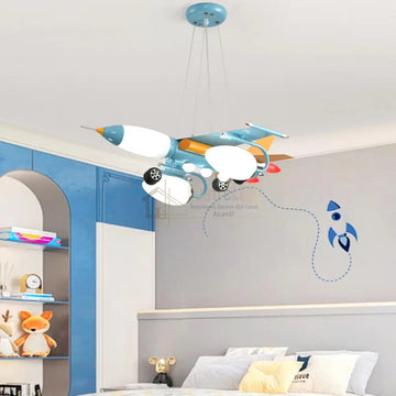 Lustra LED Suspendata Kids Plane Echivalent 200W