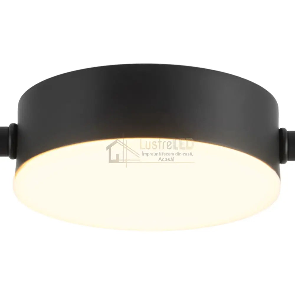 Lustra Led Suspendata Liniara Black Echivalent 400W 2369/5Bk Lighting Fixtures