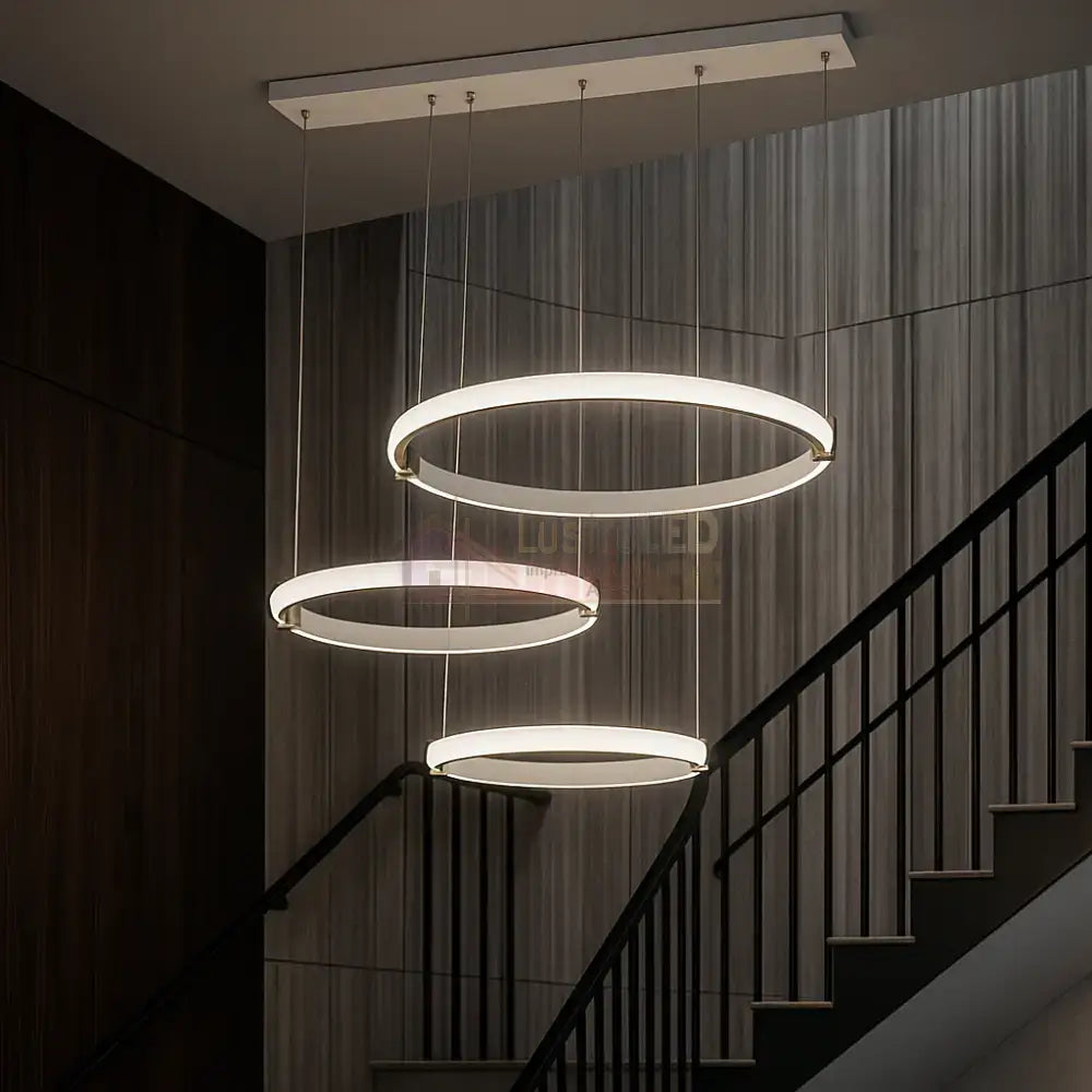Lustra LED Loma Telecomanda Wifi 2.4G White ALBA / SUSPENDATE / 50CM Lighting Fixtures