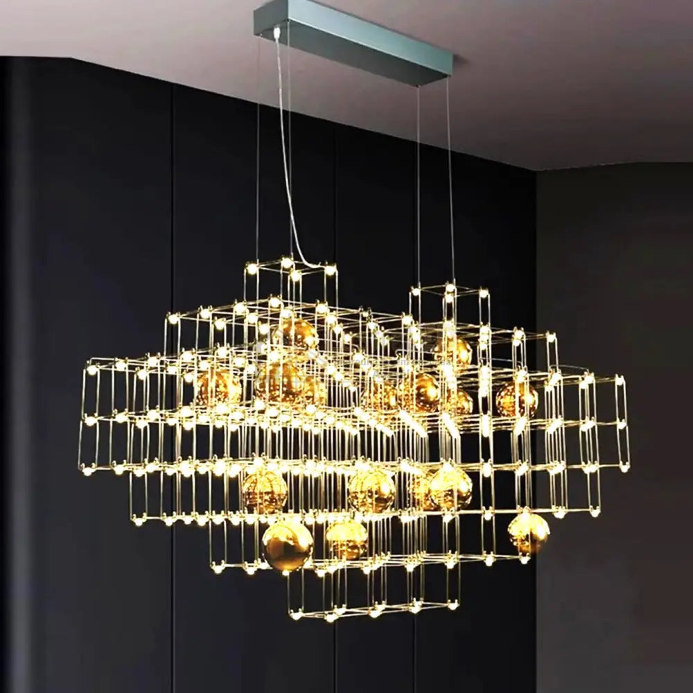 Lustra LED Suspendata Luxury MAGNUS HEART lustreled.ro