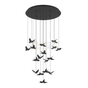 Lustra LED Suspendata Luxury PARATEBUENO Eglo 390352 lustreled.ro