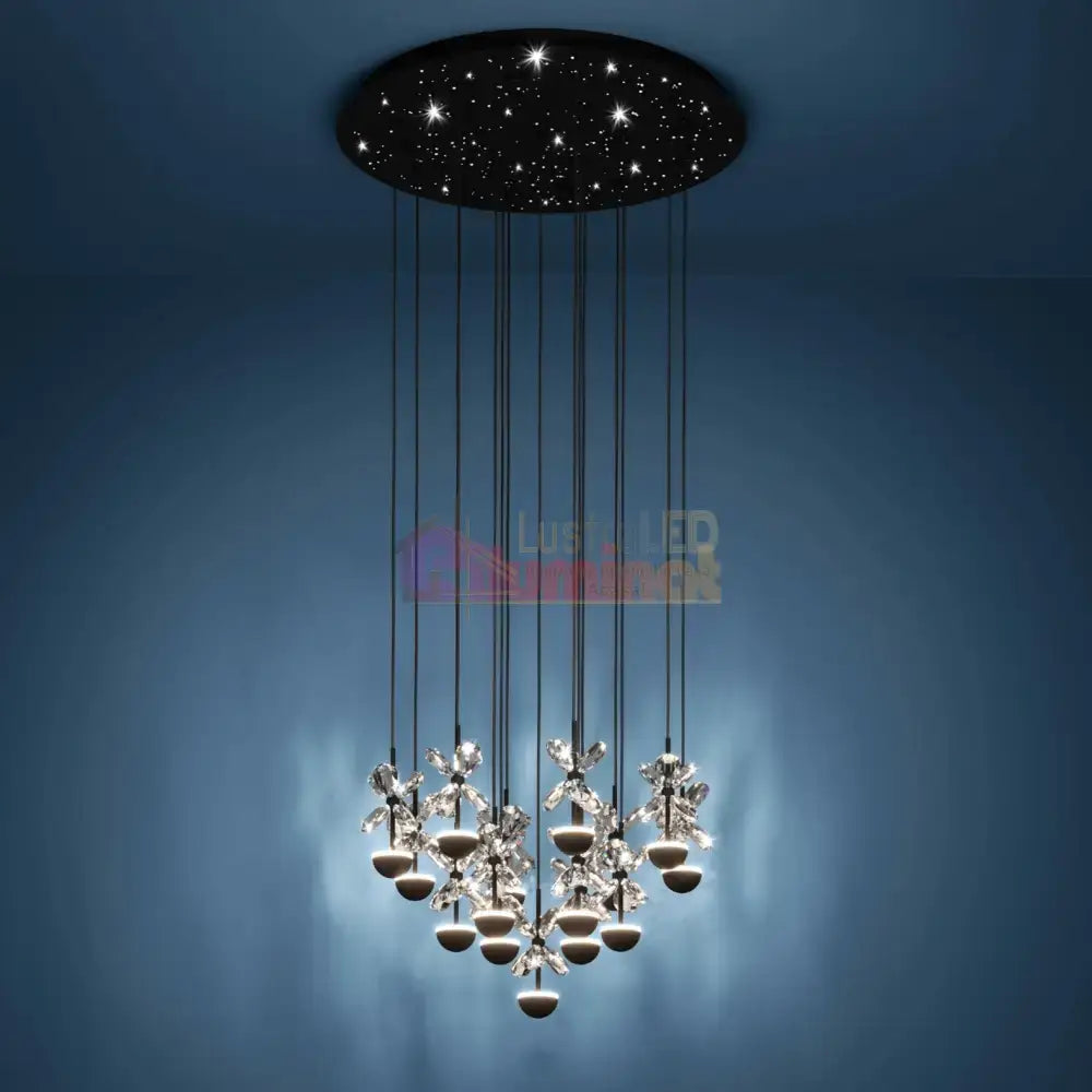 Lustra LED Suspendata Luxury PIANOPOLI 2 Eglo 390277 lustreled.ro
