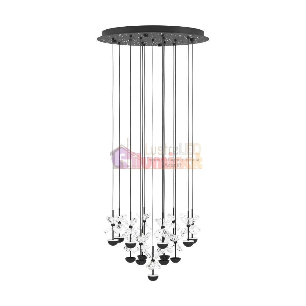 Lustra LED Suspendata Luxury PIANOPOLI 2 Eglo 390277 lustreled.ro