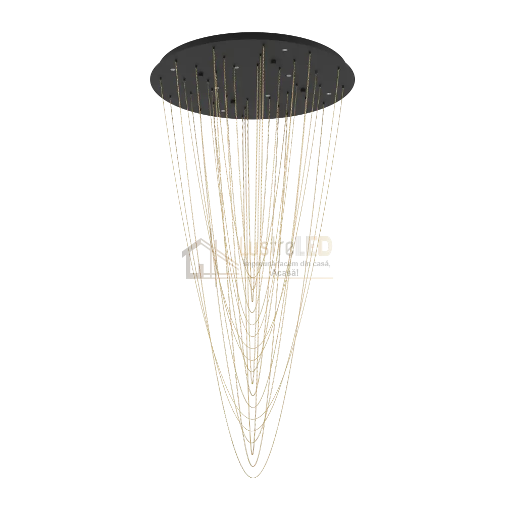 Lustra LED Suspendata Luxury TREPUCO Eglo 390355 lustreled.ro