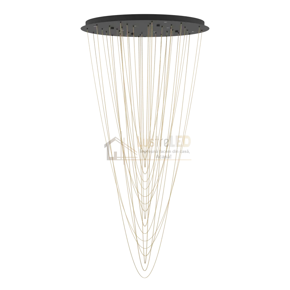 Lustra LED Suspendata Luxury TREPUCO Eglo 390355 lustreled.ro
