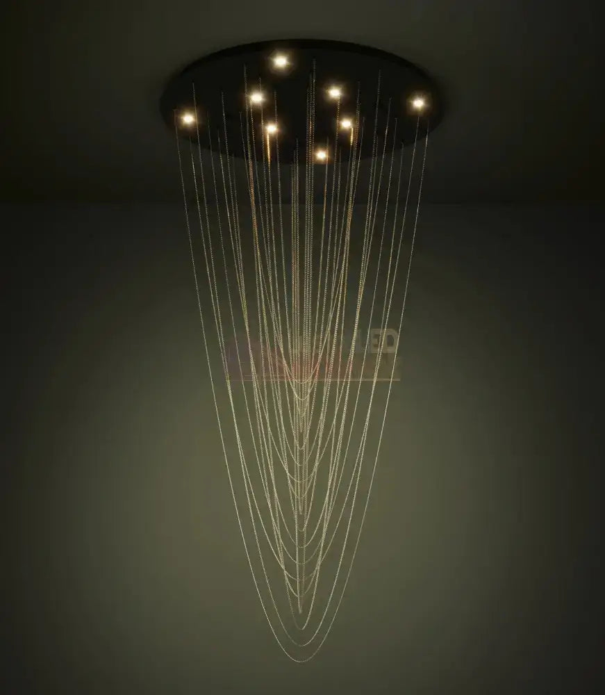 Lustra LED Suspendata Luxury TREPUCO Eglo 390355 NEAGRA / LUXURY Lighting Fixtures