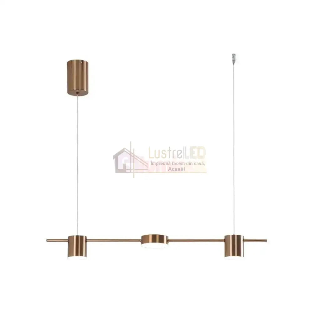 Lustra Led Suspendata 30W G3849-2 + 1 Echivalent 250W Aurie / Suspendate Lighting Fixtures