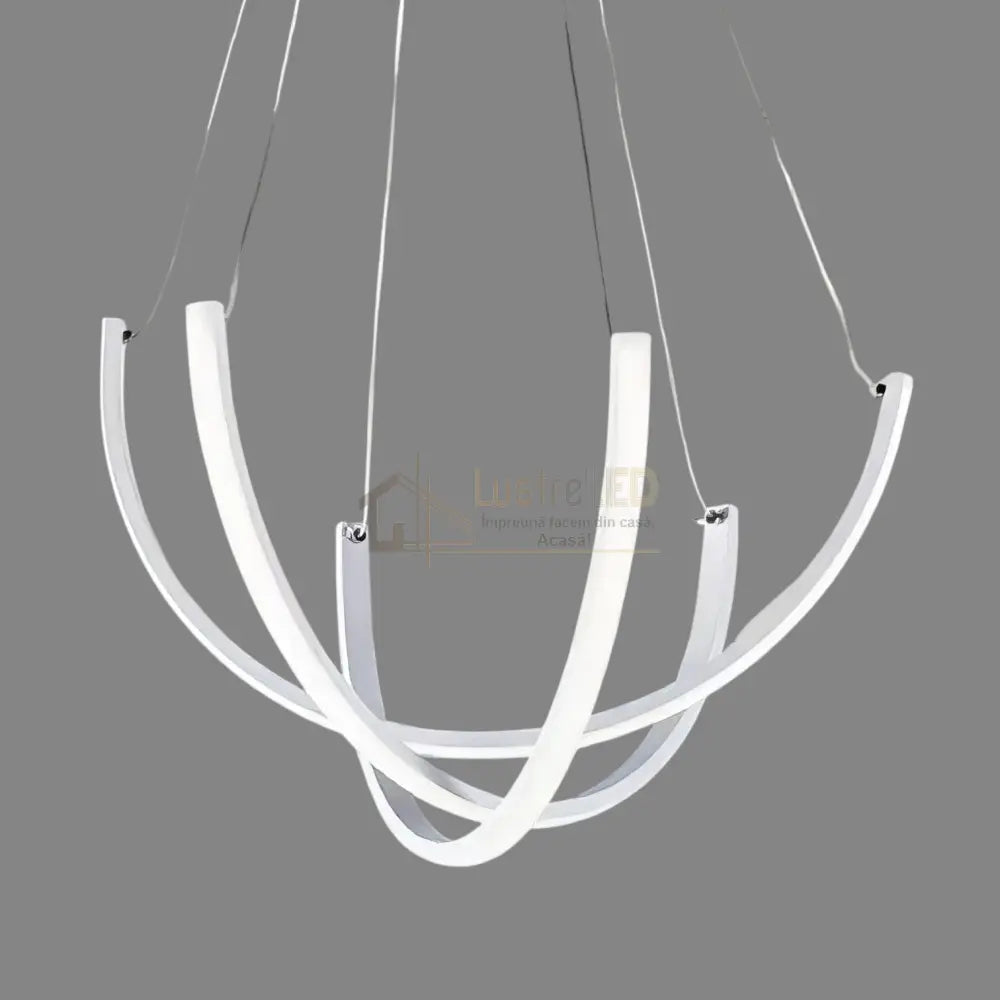 Lustra LED Suspendata NOVIQ Alba Echivalent 1220W Telecomanda ALBA Lighting Fixtures