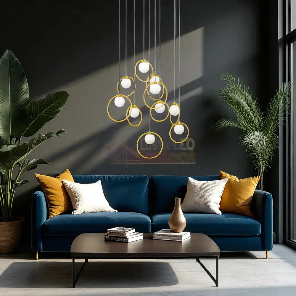 Lustra LED Suspendata SUSPORTOCOLOM Gold AURIE / SUSPENDATE Chandeliers