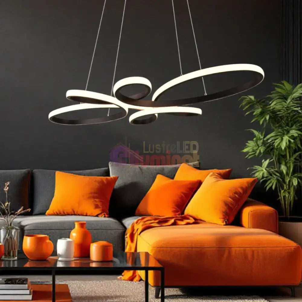 Lustra LED Suspendata LumeLab 32W lustreled.ro