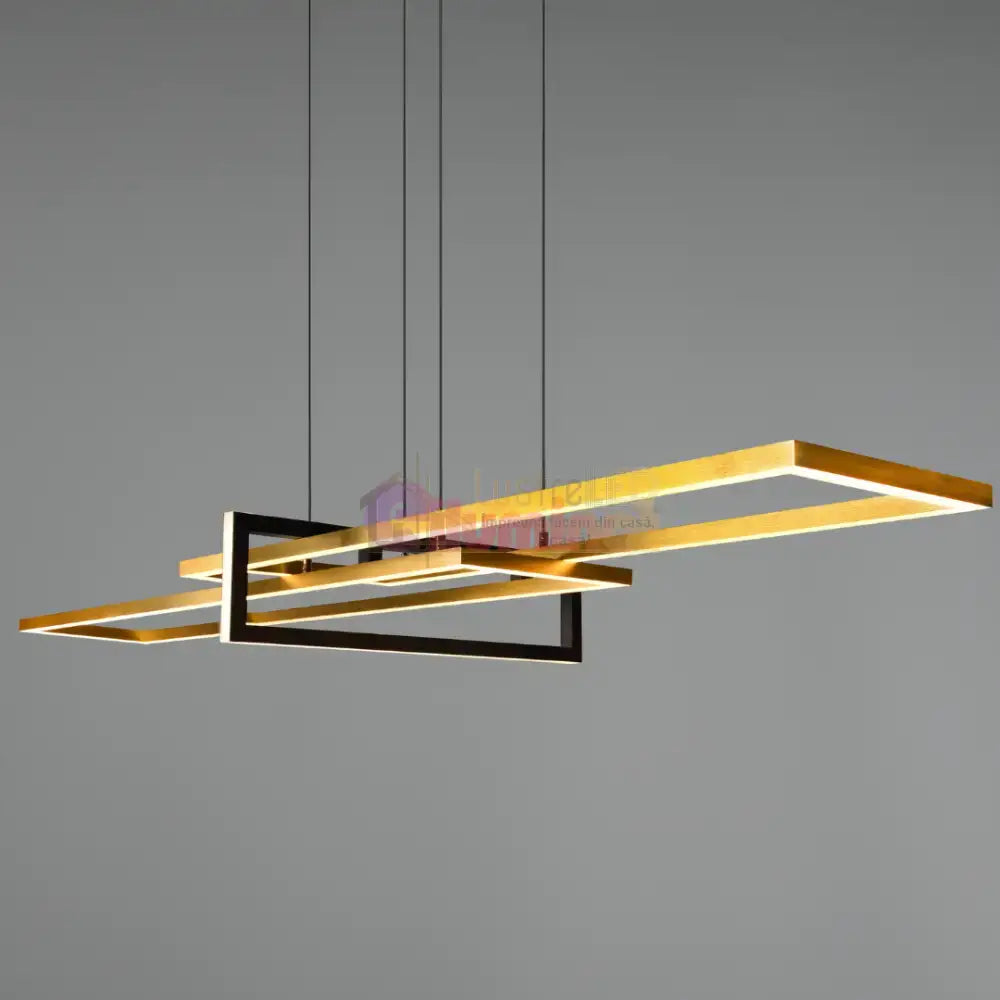 Lustra LED Aurie 34W Suspendata LumaEdge lustreled.ro
